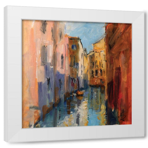 Venice IV White Modern Wood Framed Art Print by Farrall Doyle, Anne