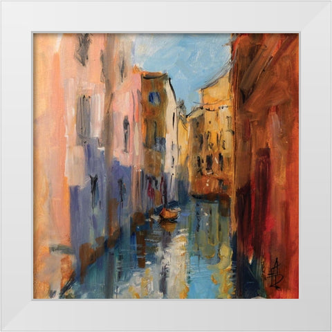 Venice IV White Modern Wood Framed Art Print by Farrall Doyle, Anne
