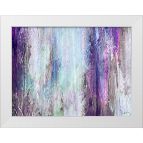 Magique White Modern Wood Framed Art Print by Butler, John