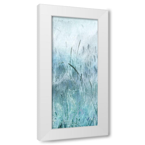 Blue Field Forever White Modern Wood Framed Art Print by Weisz, Irene