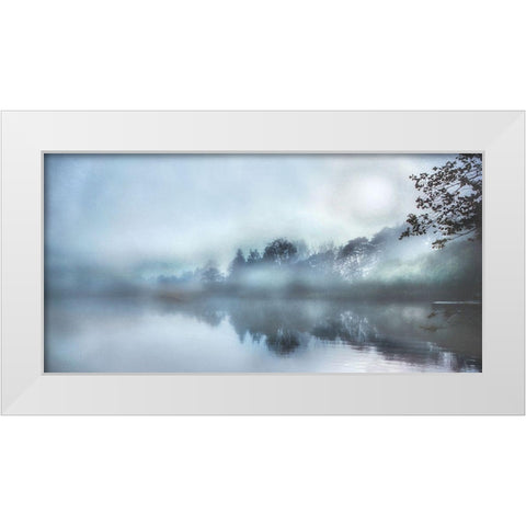 Morning Wonders White Modern Wood Framed Art Print by Weisz, Irene