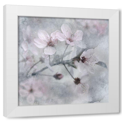Spring White Modern Wood Framed Art Print by Weisz, Irene