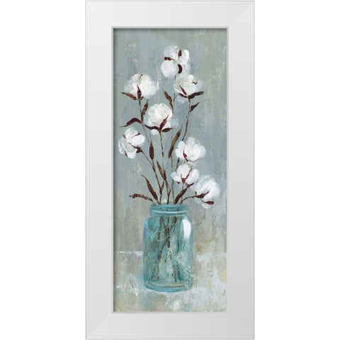 Stalks of White Modern Wood Framed Art Print by Robinson, Carol