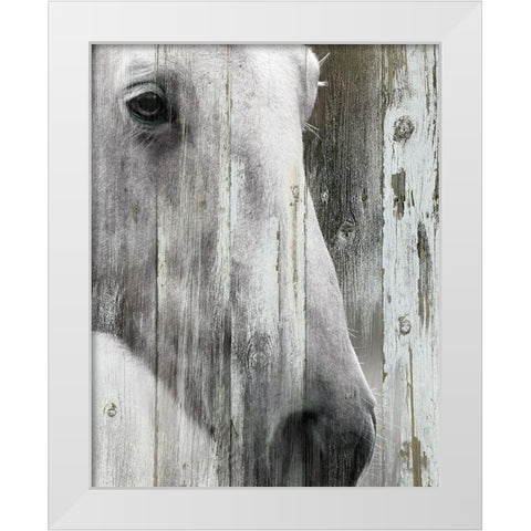 Contemplation White Modern Wood Framed Art Print by Robinson, Carol