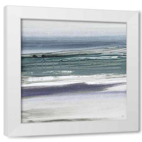Sahara II White Modern Wood Framed Art Print by Jill, Susan
