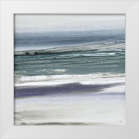 Sahara II White Modern Wood Framed Art Print by Jill, Susan