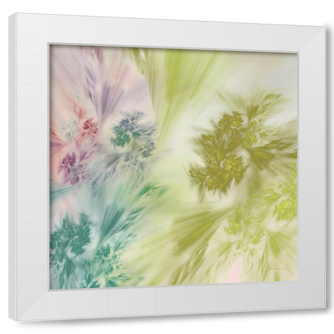 Whisper I White Modern Wood Framed Art Print by Burghardt, James
