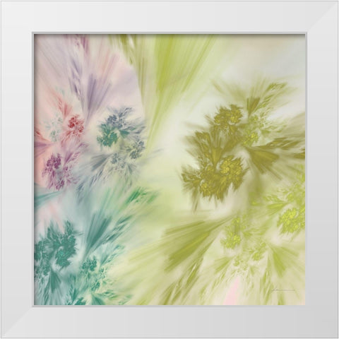 Whisper I White Modern Wood Framed Art Print by Burghardt, James