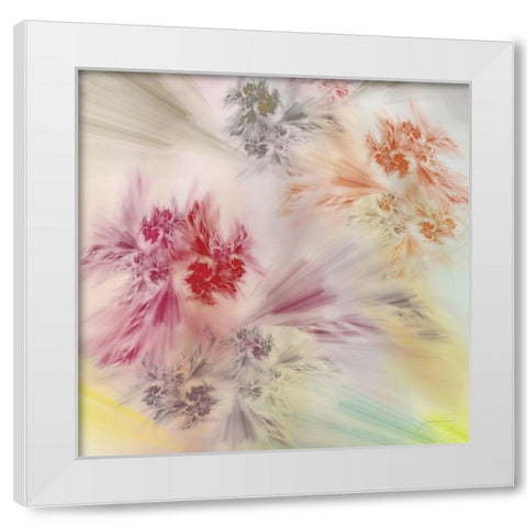 Whisper II White Modern Wood Framed Art Print by Burghardt, James