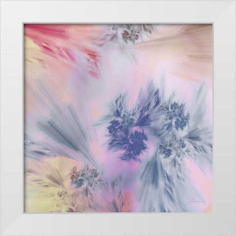 Whisper IV White Modern Wood Framed Art Print by Burghardt, James