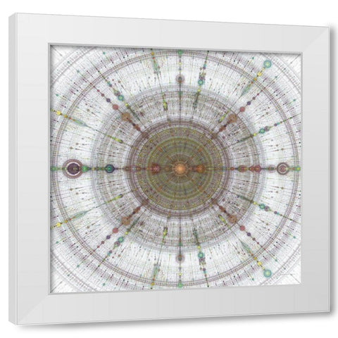 Origin White Modern Wood Framed Art Print by Burghardt, James