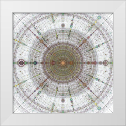 Origin White Modern Wood Framed Art Print by Burghardt, James