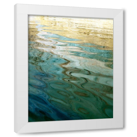 Ethereal Lake White Modern Wood Framed Art Print by Delimont, Danita