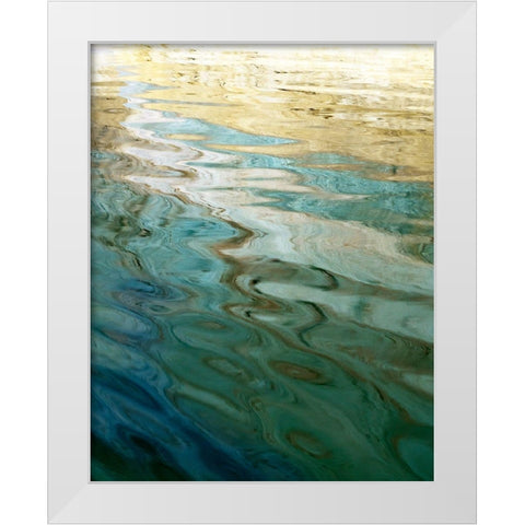 Ethereal Lake White Modern Wood Framed Art Print by Delimont, Danita