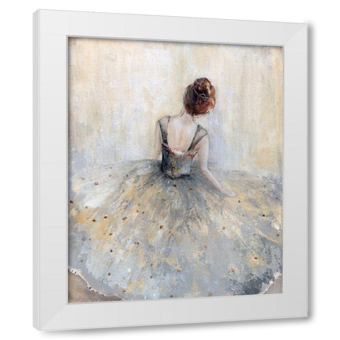 Beautiful White Modern Wood Framed Art Print by Tava Studios