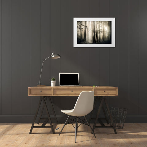 Light is Always White Modern Wood Framed Art Print by Weisz, Irene