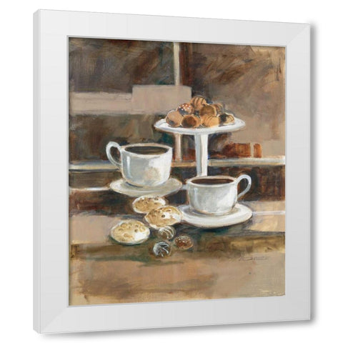 Sweet Cravings I White Modern Wood Framed Art Print by Oesterle, Roz