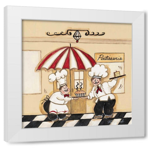 Patisserie White Modern Wood Framed Art Print by Alldredge, Joy