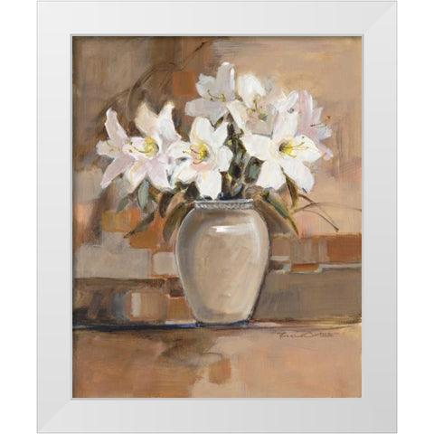 Fresh Accents II White Modern Wood Framed Art Print by Oesterle, Roz
