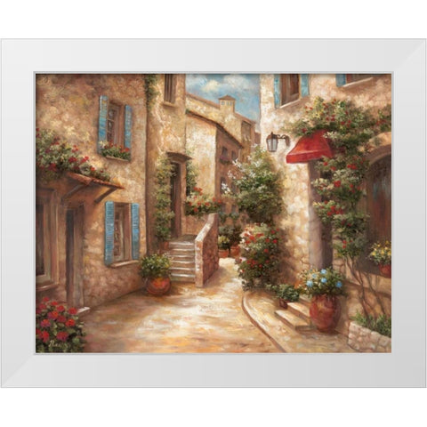 Italiano Villagio I White Modern Wood Framed Art Print by Nan