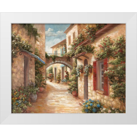 Italiano Villagio II White Modern Wood Framed Art Print by Nan