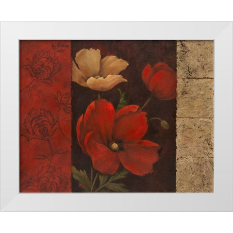 Garden Treasure I White Modern Wood Framed Art Print by Nan