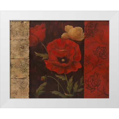 Garden Treasure II White Modern Wood Framed Art Print by Nan