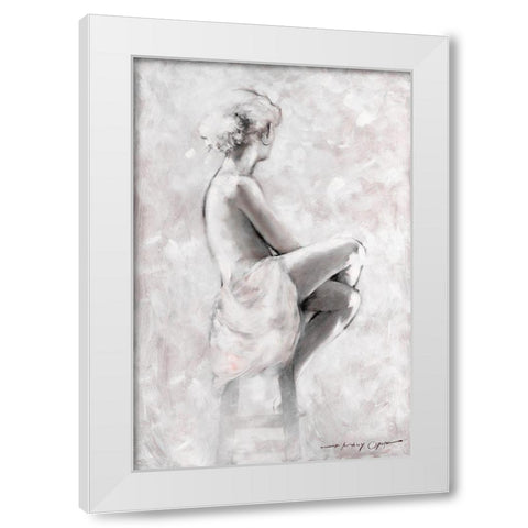 Soft Rhapsody I White Modern Wood Framed Art Print by Orme, E. Anthony