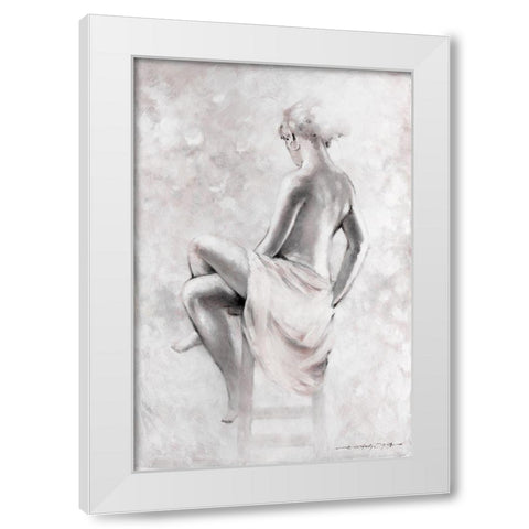 Soft Rhapsody II White Modern Wood Framed Art Print by Orme, E. Anthony