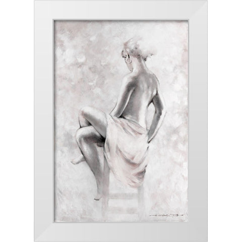 Soft Rhapsody II White Modern Wood Framed Art Print by Orme, E. Anthony
