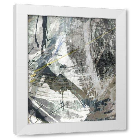 white Noise I White Modern Wood Framed Art Print by Butler, John