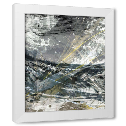 White Noise II White Modern Wood Framed Art Print by Butler, John