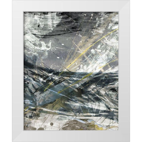 White Noise II White Modern Wood Framed Art Print by Butler, John