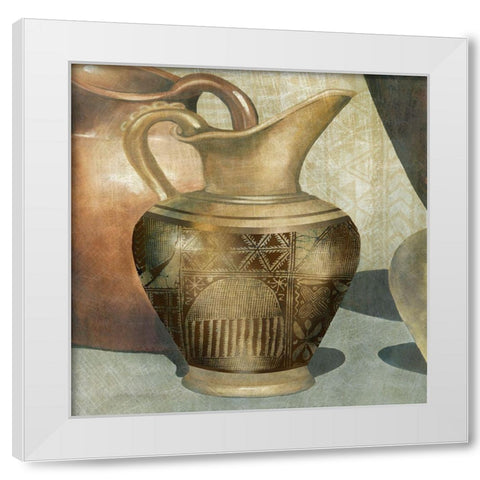 African Water White Modern Wood Framed Art Print by Robinson, Carol