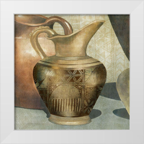 African Water White Modern Wood Framed Art Print by Robinson, Carol