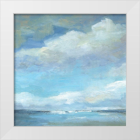 Sunset Shadow I White Modern Wood Framed Art Print by Robinson, Carol