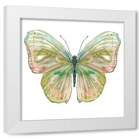 Soft Wings II White Modern Wood Framed Art Print by Robinson, Carol