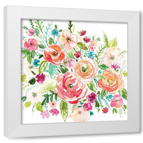 Illustrated White Modern Wood Framed Art Print by Robinson, Carol