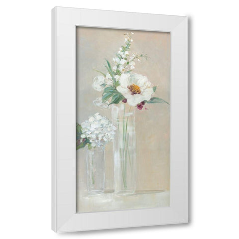 Select Blooms White Modern Wood Framed Art Print by Swatland, Sally