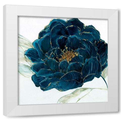 Velvet Bloom White Modern Wood Framed Art Print by Swatland, Sally