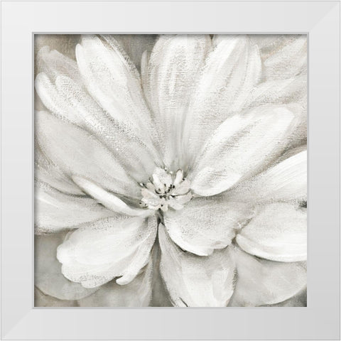 Simply Soft White Modern Wood Framed Art Print by Robinson, Carol