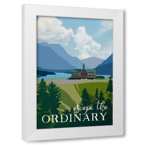 Escape the White Modern Wood Framed Art Print by Robinson, Carol