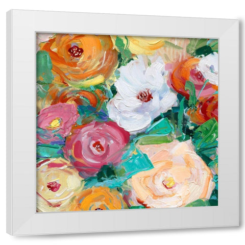 Spring Bright White Modern Wood Framed Art Print by Swatland, Sally