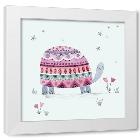Juvie Tribal White Modern Wood Framed Art Print by French, Felicity