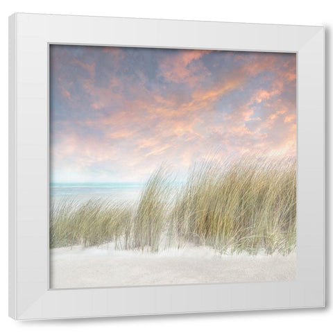 Windswept II White Modern Wood Framed Art Print by Calascibetta, Mike