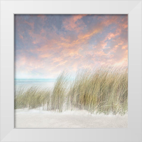 Windswept II White Modern Wood Framed Art Print by Calascibetta, Mike