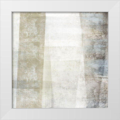 Highland Fog III White Modern Wood Framed Art Print by Nan