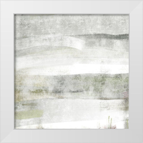 Highland Fog IV White Modern Wood Framed Art Print by Nan