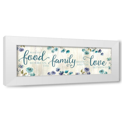 Food Family Love White Modern Wood Framed Art Print by Knutsen, Conrad