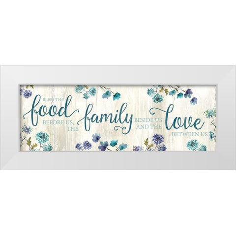 Food Family Love White Modern Wood Framed Art Print by Knutsen, Conrad